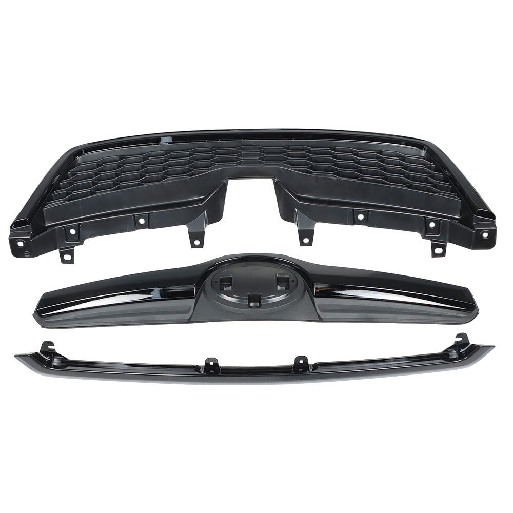 Suitable for 2014-2018 for Subaru Forester Gloss Black Upper Grille Honeycomb Grill Components n