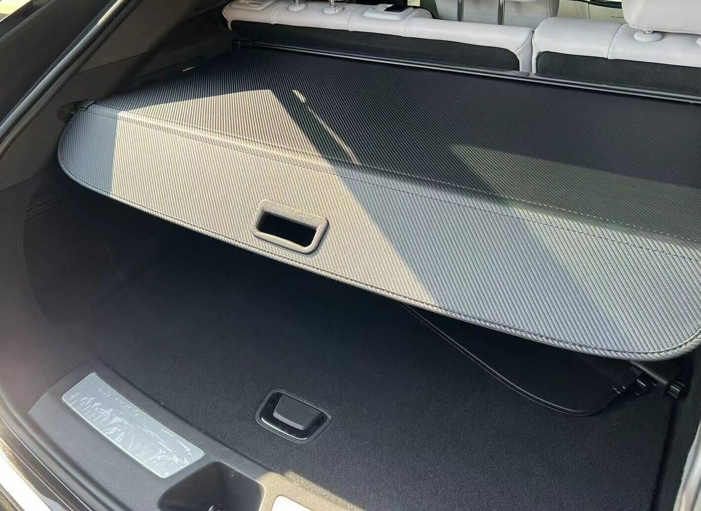 for Cadillac Lyriq 2023+ Black Rear Cargo Security Trunk Cover Retractable B