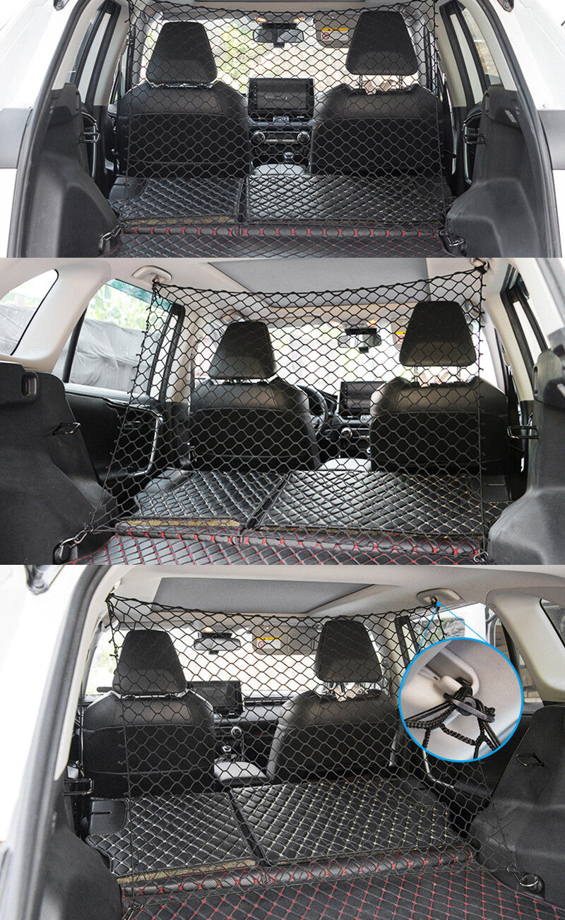 Dog Car Barrier Car Pet Safety Barrier Net Pet Separation Net for SUV Vans Truck Q