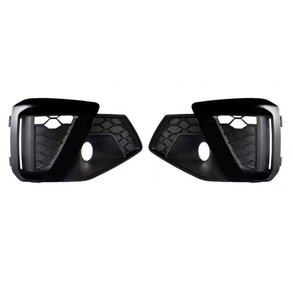 Front Fog Light Cover Fog Lamp Grilles Cover Fit for Audi A4/S4 2020-2023 Black