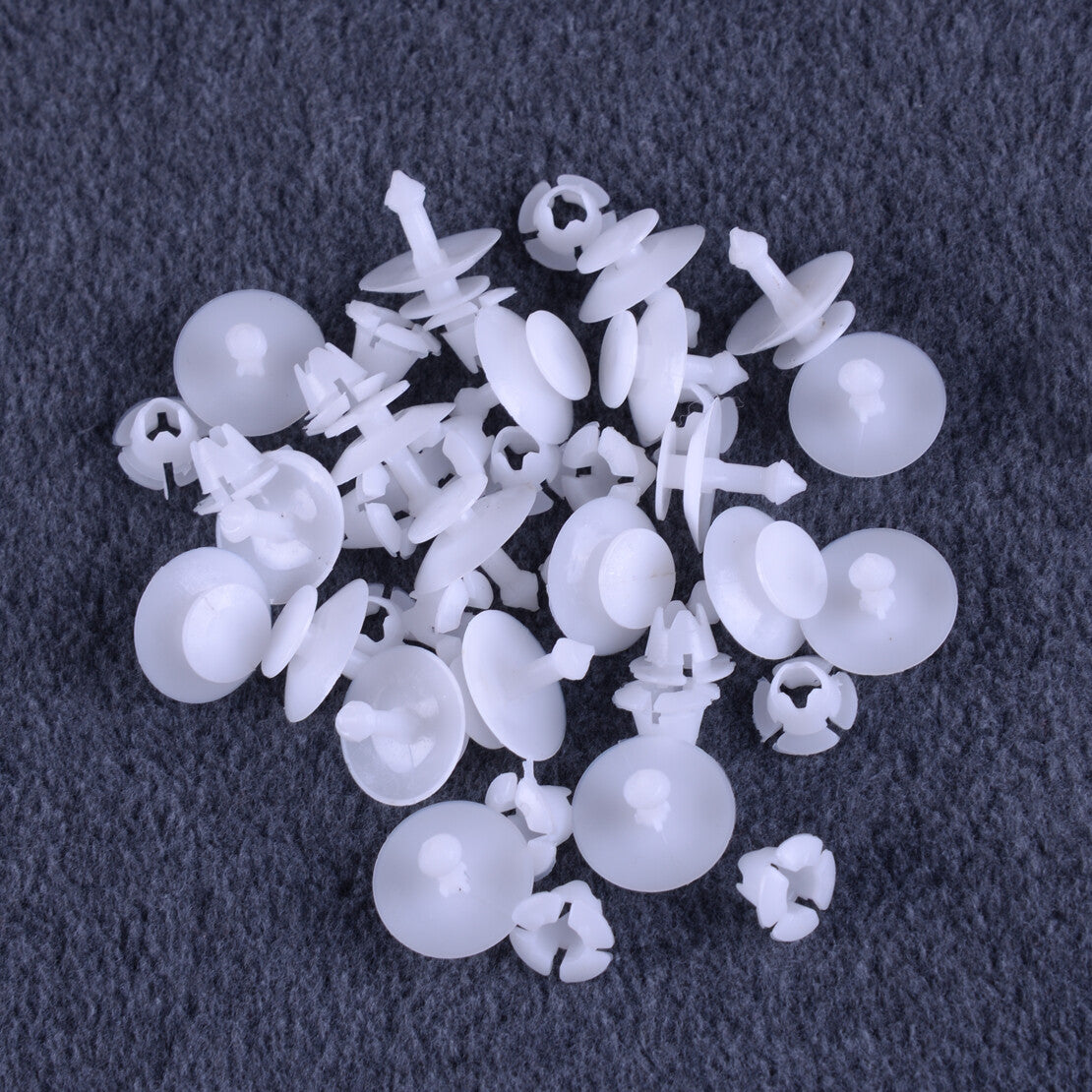 Fit  for ford  KA 1996-2008 20sets White Plastic Front Rear Bumper Fastener Clips