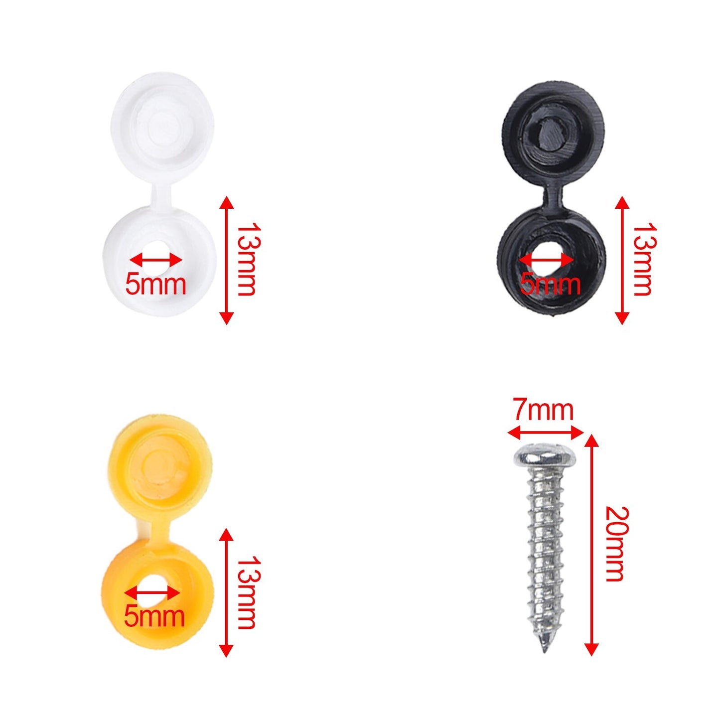 Weathering steel plate screws and hinge covers are suitable for fixing vehicle part numbers.