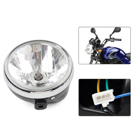 Motorcycle Headlamp Front Head Light Headlight Round for Yamaha YBR125 2002-2013