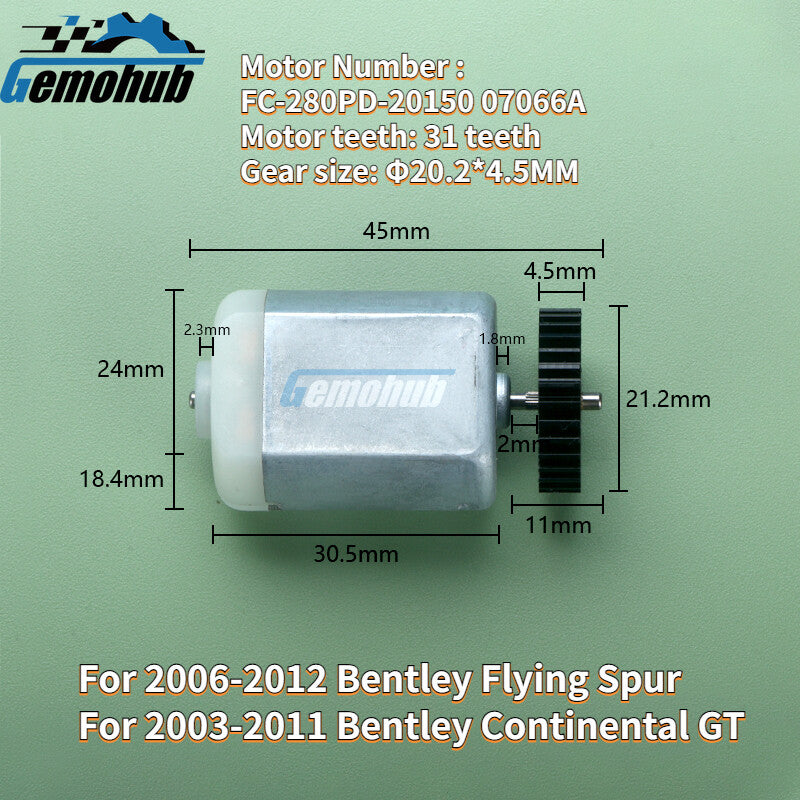 Door Lock motor For 2003-2011 for Bentley GT 06-2012 for Bentley Flying Spur