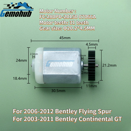 Door Lock motor For 2003-2011 for Bentley GT 06-2012 for Bentley Flying Spur