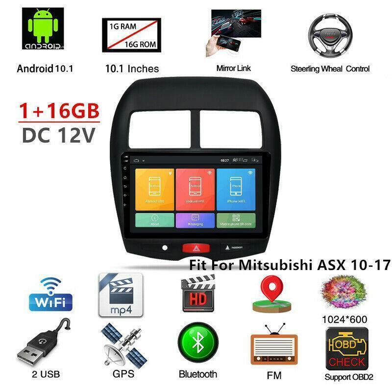 Android 10.1 Car MP5 Player Wifi GPS Navi Stereo Radio for Mitsubishi ASX 10-17