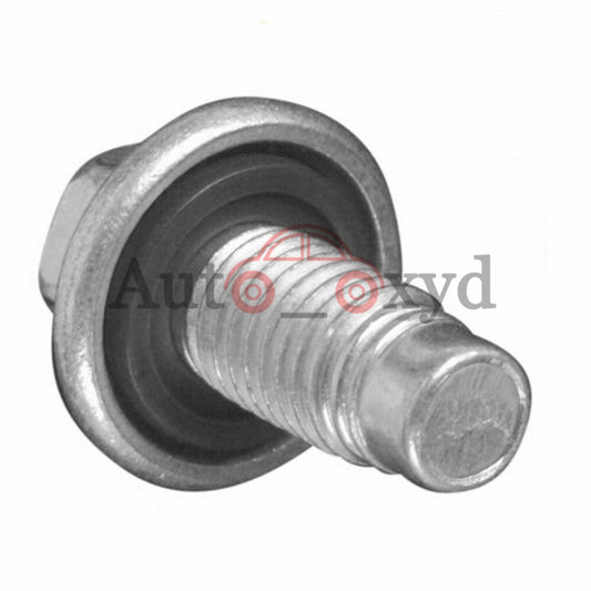 Oil pan drain plug bolt with O-ring 11562588 suitable for general for Chevrolet , for Buick , and for Cadillac vehicles. Q
