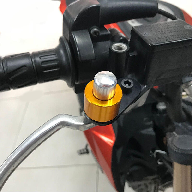 Durable Motorcycle Handle bar Front Brake Fixing Lever Horn Switch Press Button v