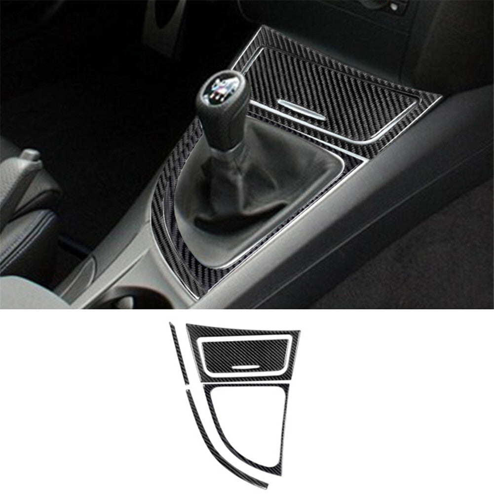 5Pcs Console Gear Trim Cover for BMW 1 Series Convertible E82/E88 2008-2013