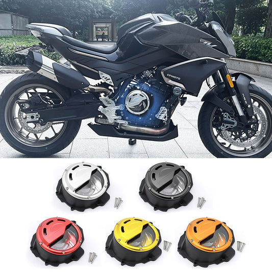 Motorcycle Transparent Clutch Cover Guard For CF-moto 800NK 2023 2024 2025 2026 Q