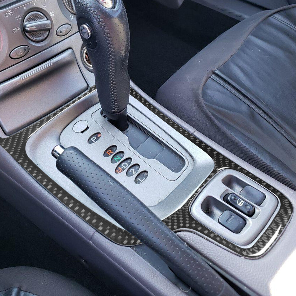 Carbon Fiber Interior Gear Shift Panel Frame Cover for Toyota Celica 2001-2005