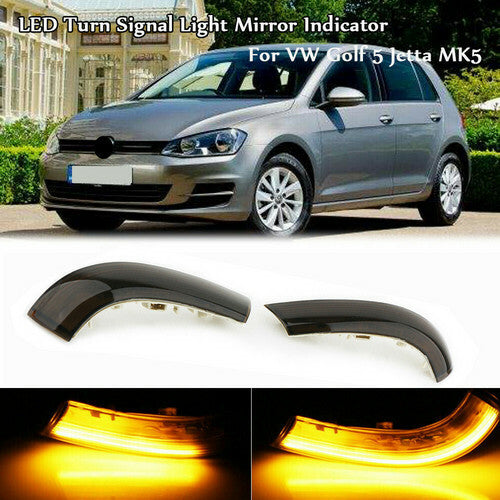 Sequential mirror LED turn signal indicators for Volkswagen for Golf 5, for Jetta MK5, for Passat