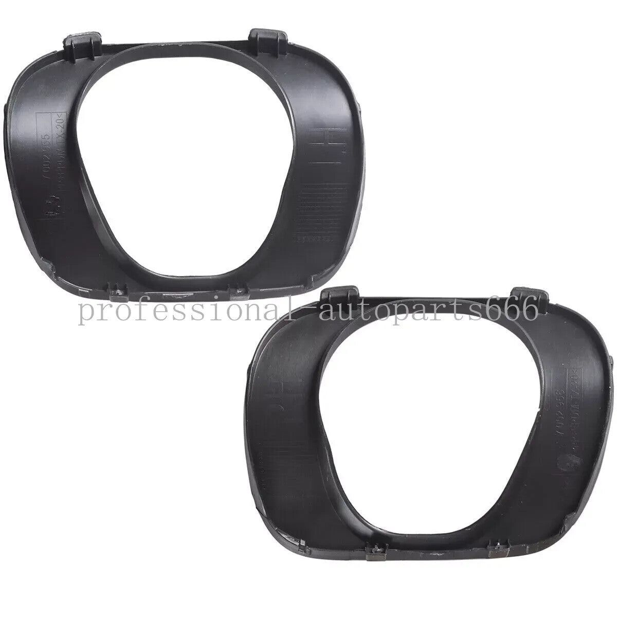1. Dual rear LR exhaust pipe caps suitable for 2001-04 for BMW E53 X5 3.0i