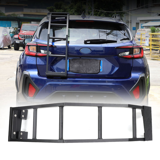 Rear tailgate roof ladder climbing basket suitable for Subaru Crosstrek 2023-2024 Black Q