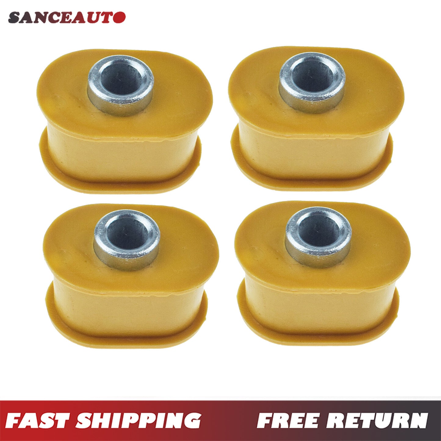 4PCS Door Brake Hinge Check Strap Rubber Bushes For E65 E66 745i 51217112444 n