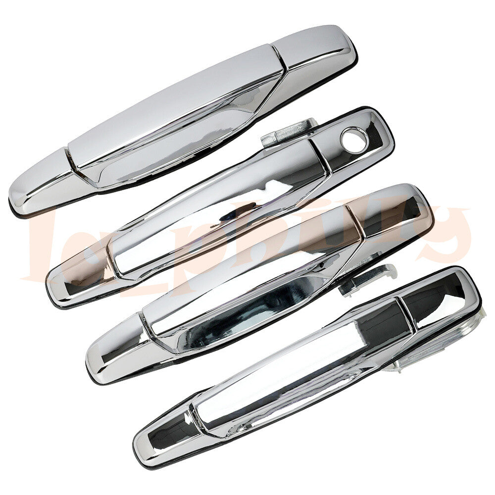 4pcs Outer Door Handle Front Rear Left Right for Escalade Silverado for Sierra Yukon