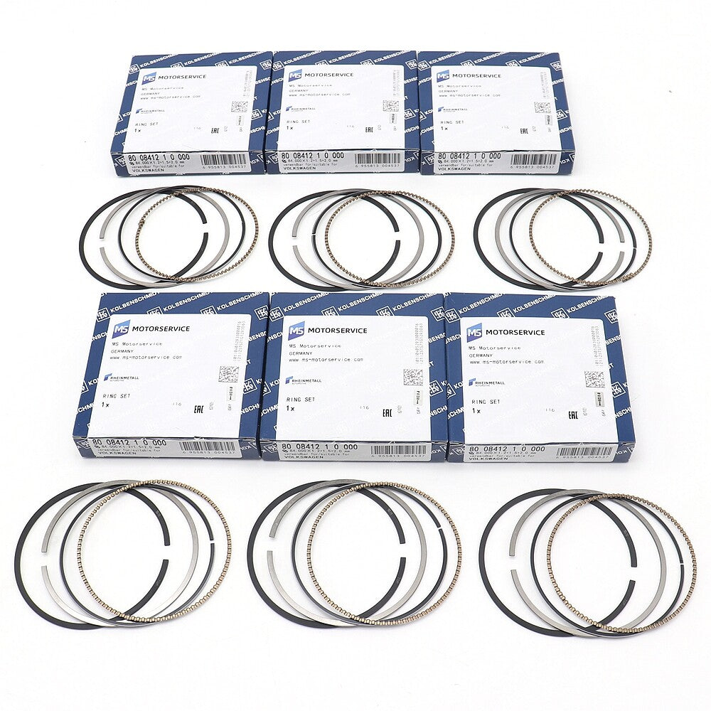 022198151B 6x Piston Ring Kit KS for Cayenne , for Audi , for Golf R32 3.2L VR6