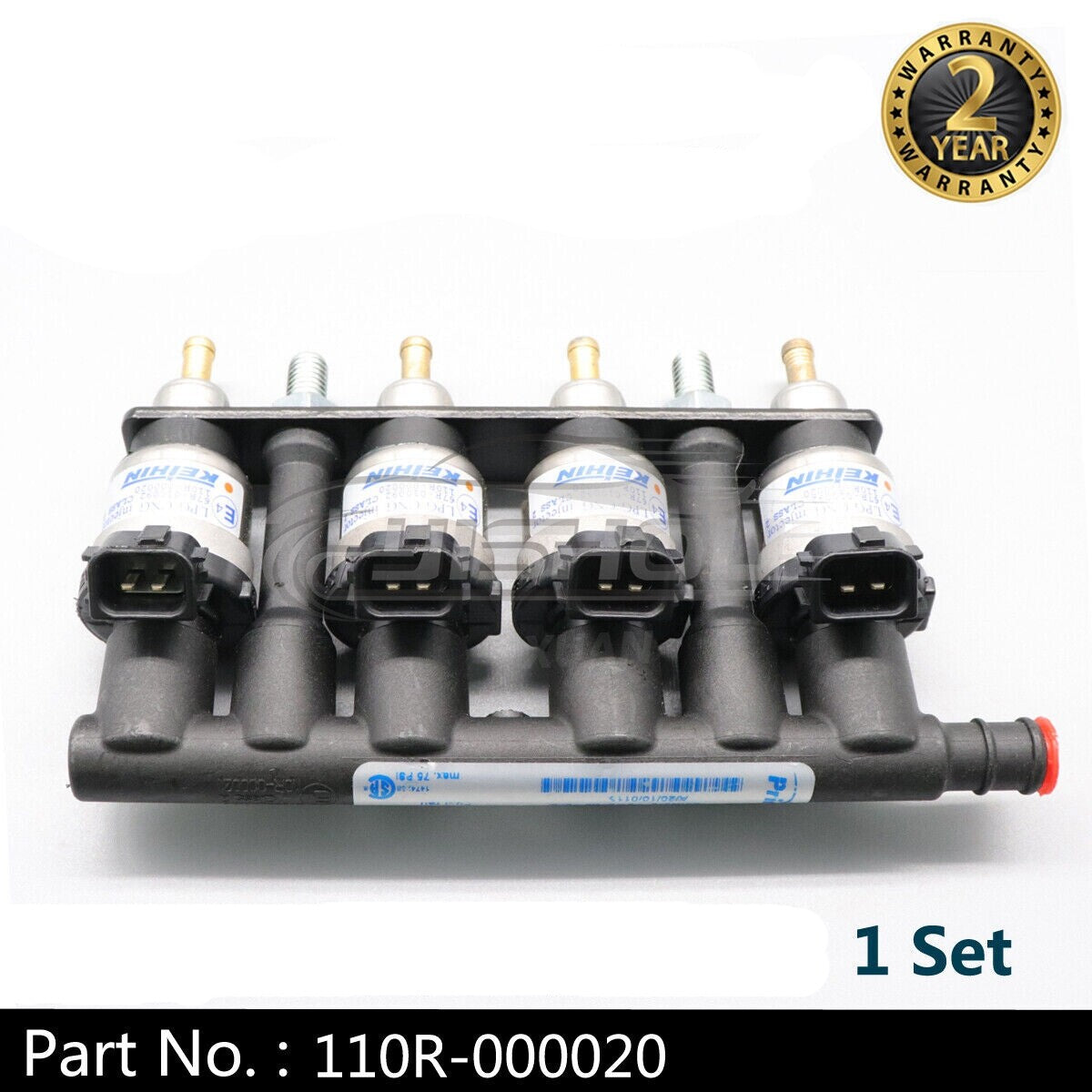 new Kit 67R-010092 - 110R-000020 Class 2 Orange Injector System LPG/CNG Keihin