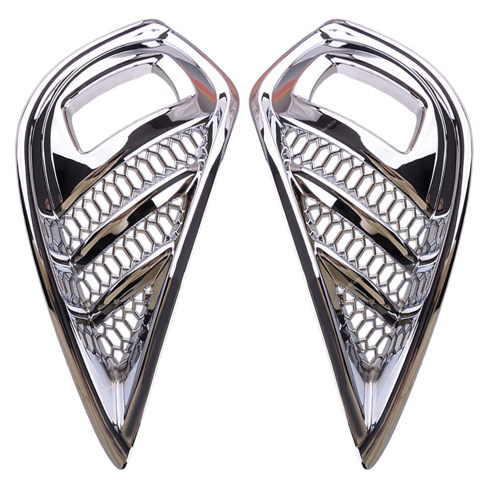 Front Bumper Fog Light Cover Trim Fits for Toyota 2020 2021 2022 Highlander Chrome