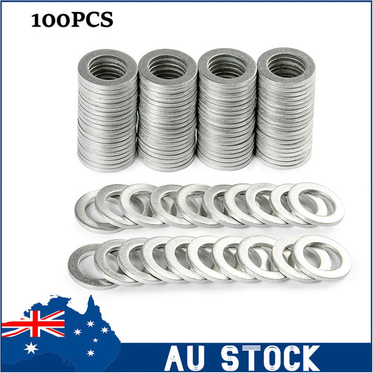 100pcs 94109-14000 Oil Pan Drain Sump Plug Gasket Washer 14mm for Acura for Honda Q