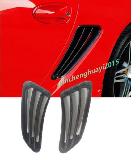 carbon fiber side air intake covers for Porsche Cayman S 987 2006-2012.
