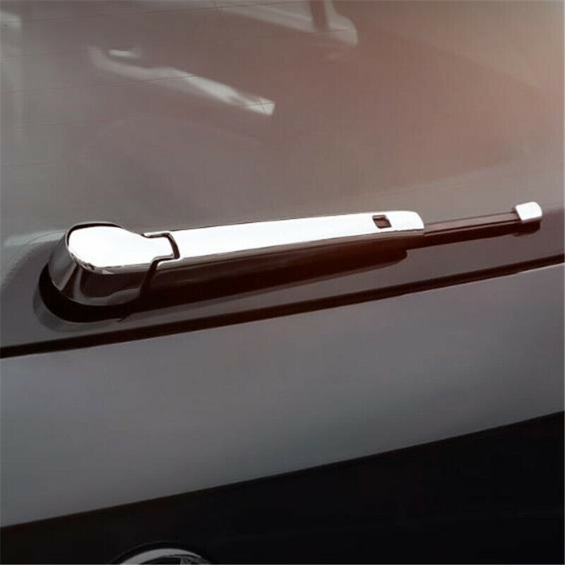 for VW for GOLF 8 MK8 2020 2021 Chrome 2X Rear Windshield Wiper Arm Blade Cover Trim
