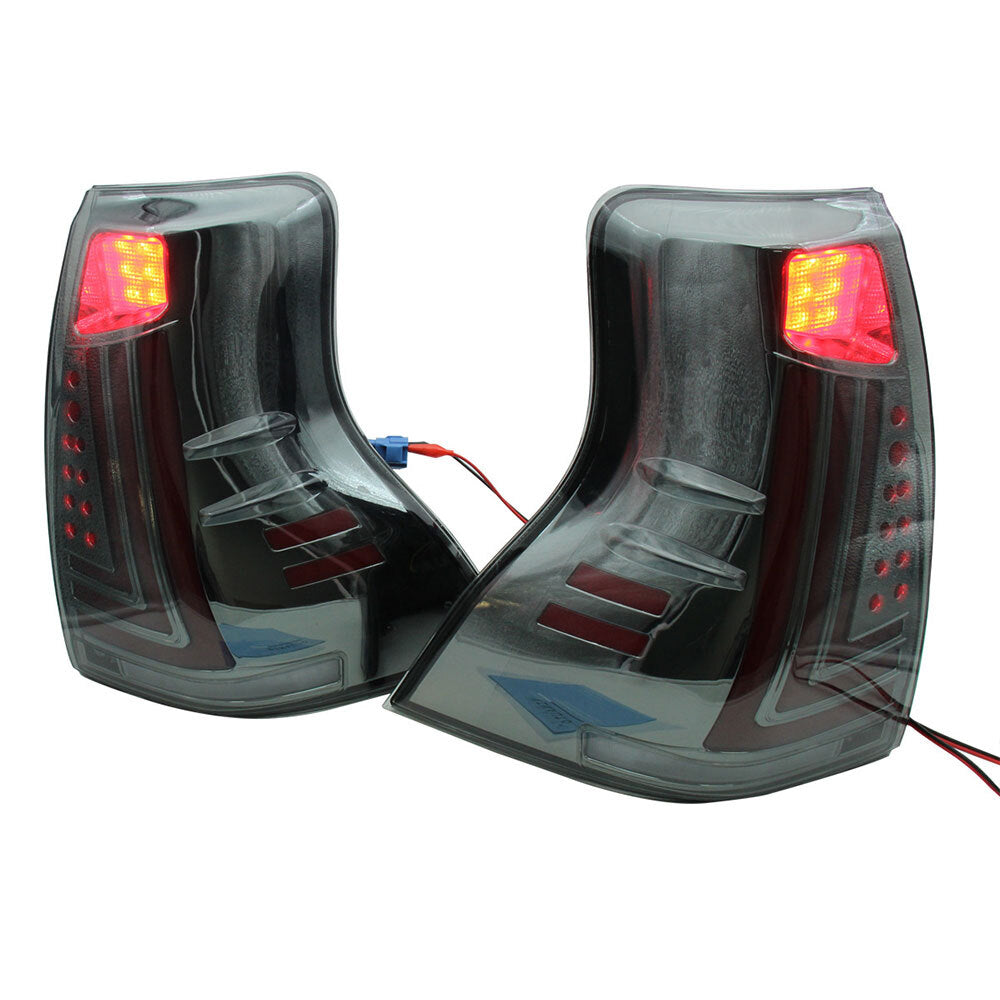 Smoked LED Tail Lights Sequential Replace Rear Lamp Fit for Toyota Prado 2010-2020