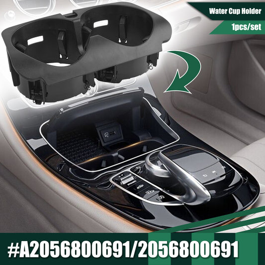 Cup Holder Cup Holder for Mercedes-Benz W205/W213/W447 Black A2056800691 Q