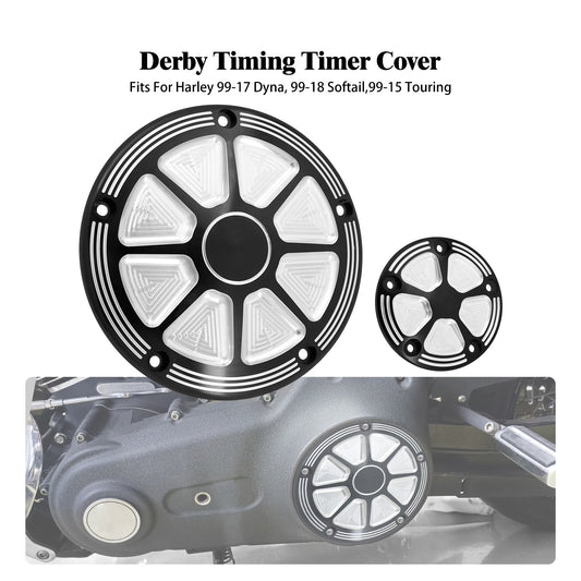 CNC Engine Derby Timing Timer Cover for Harley Touring Road Electra Glide 99-15