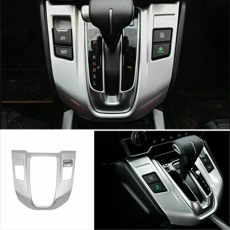 for Honda CRV CR-V 2021-2022 ABS Silver Center Console Gear Shift Panel Trim n
