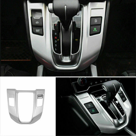 for Honda CRV CR-V 2021-2022 ABS Silver Center Console Gear Shift Panel Trim n