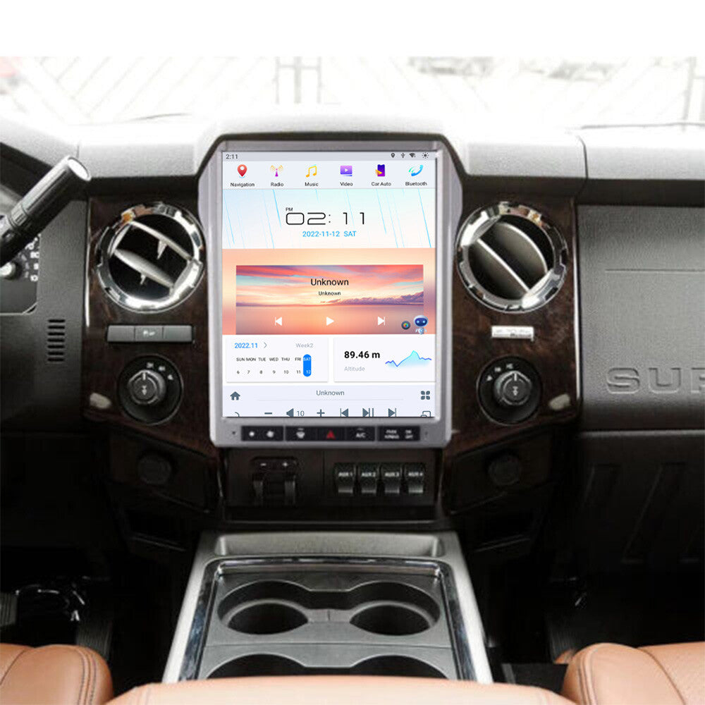8+128GB Android 11 for Tesla Vertical Screen GPS Radio for Ford F250 F350 2013 2014