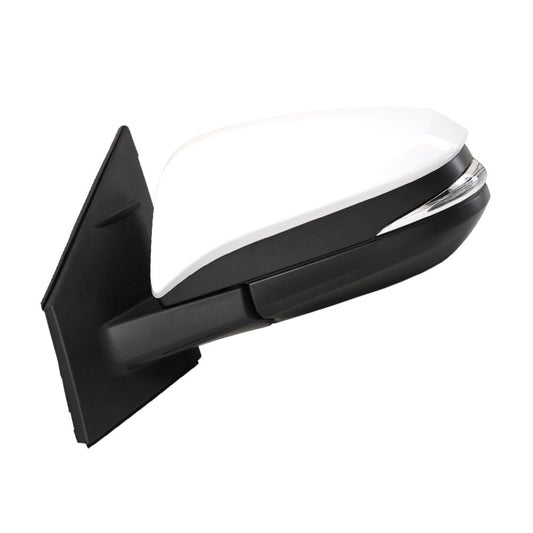 Side mirror driver left for RAV4 13-15 with heated and folding power/signal lights - n