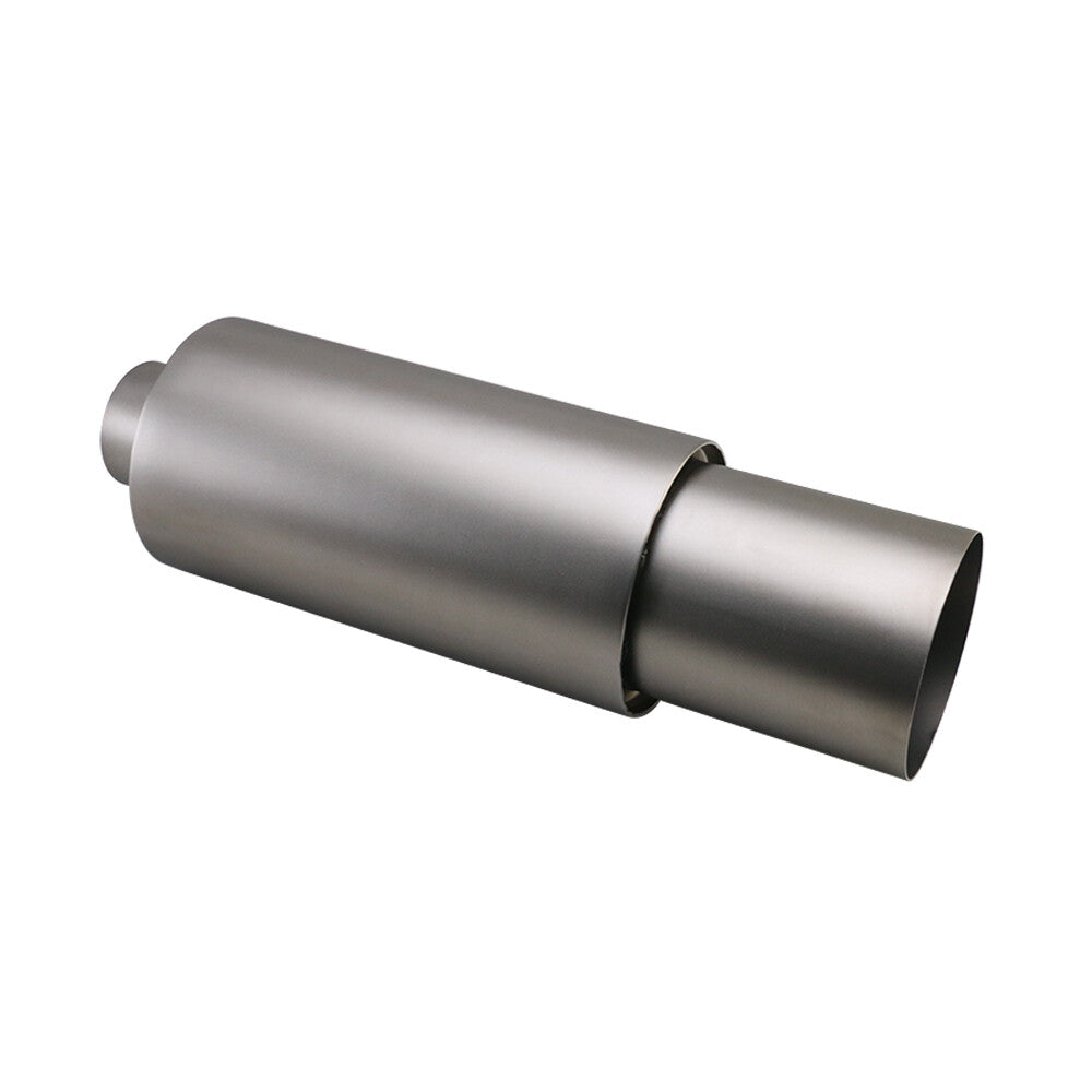 Ti 2.5 ID 4.5 OD Great Sound Exhaust Muffler Tips 6 Body Resonator