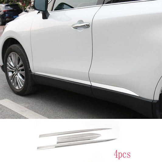 for Toyota Venza 2021-2023 Chrome Door Guard Body Side Molding Cover Trims Decor