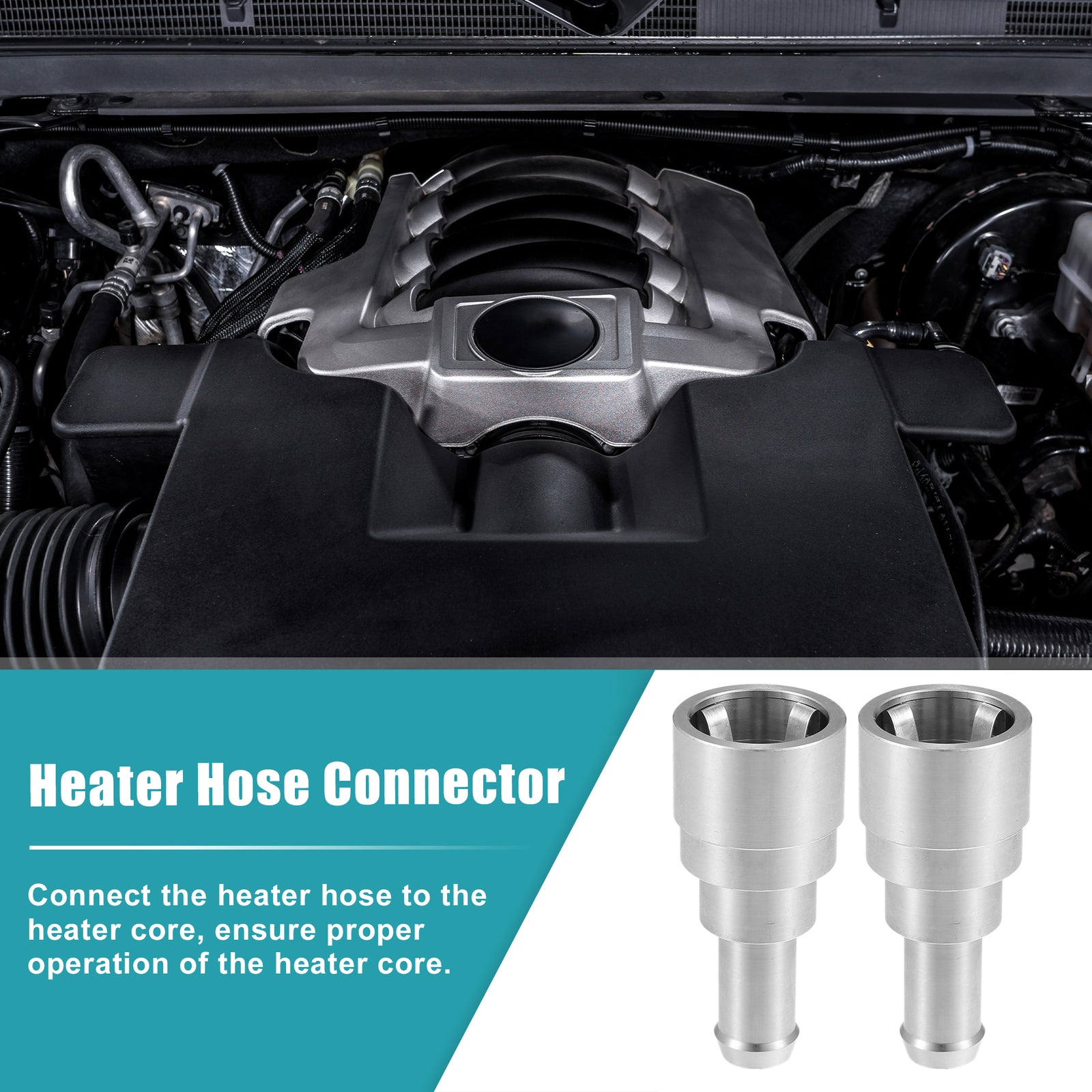 2-pack 15032062 coolant connector hoses for Silverado 3500 2001-2006 n