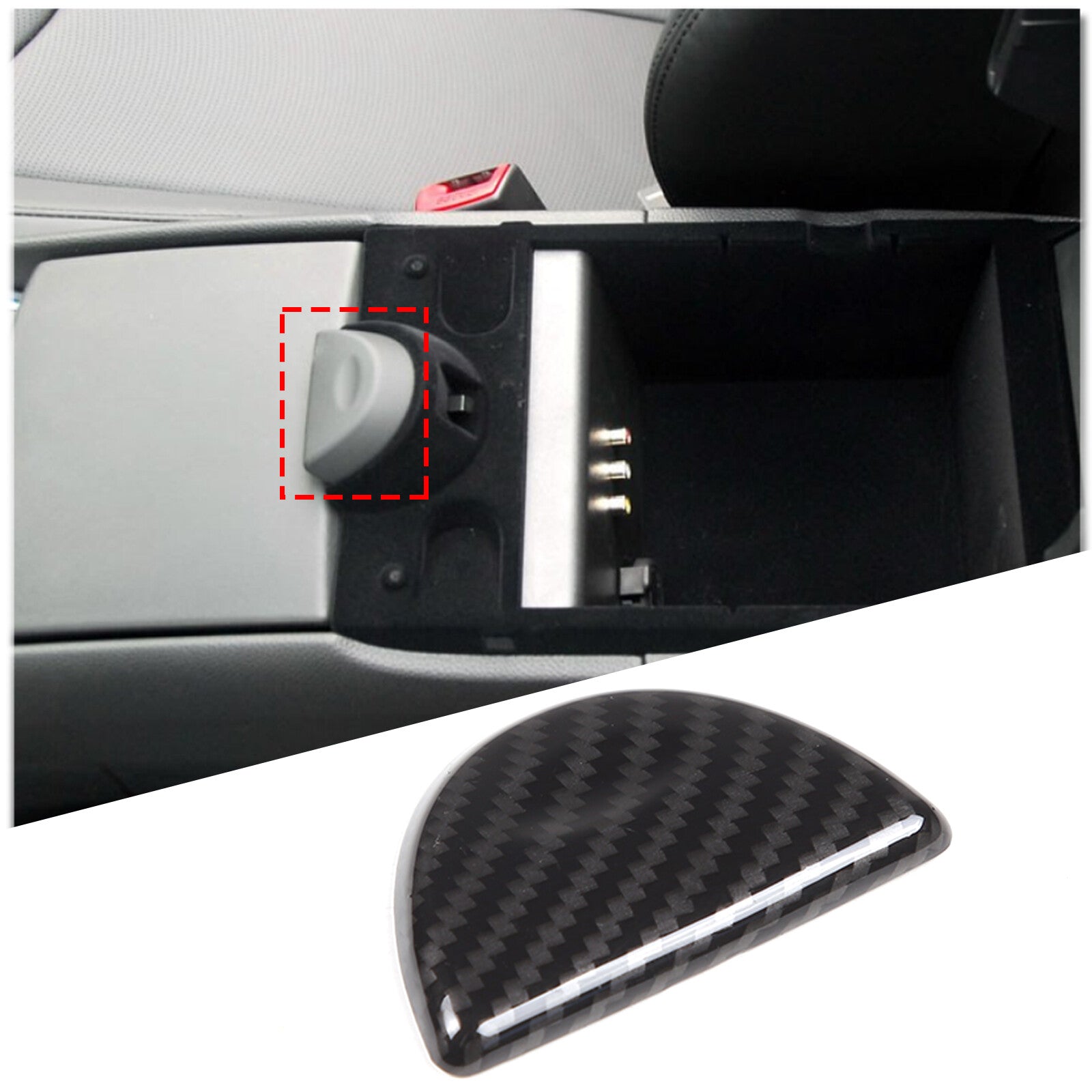 Carbon ABS Dashboard Vent Cover Trim for 86/Sub@ru BRZ 2022 - v