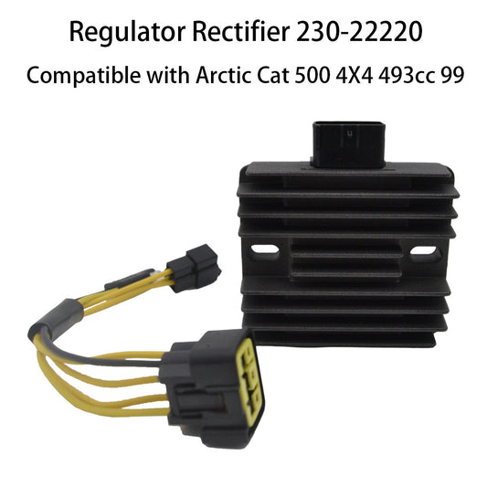 Regulator/rectifier 230-22220 compatible with Arctic Cat 500 4X4 493cc 99 Q