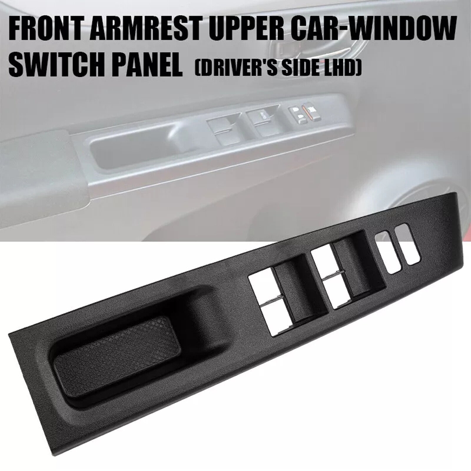 Driver Left Door Window Switch Bezel Trim Panel Cover for Toyota Yaris 2012-20