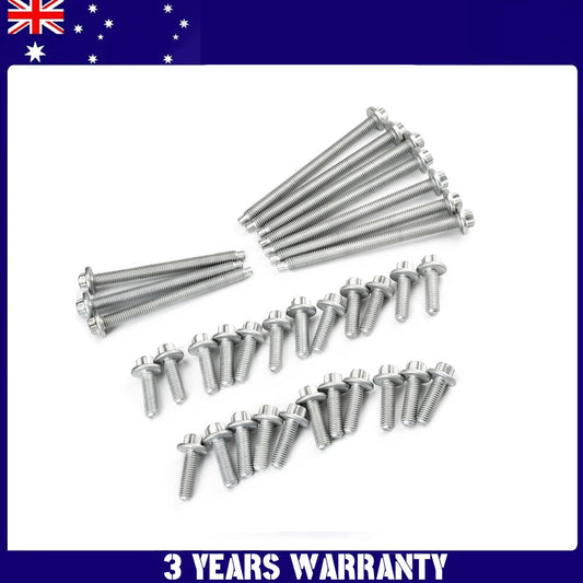34X NEW Engine Oil Pan Bolt Set 11132210959 Fit For 2008-2017 for BMW X6 xDrive35i Q