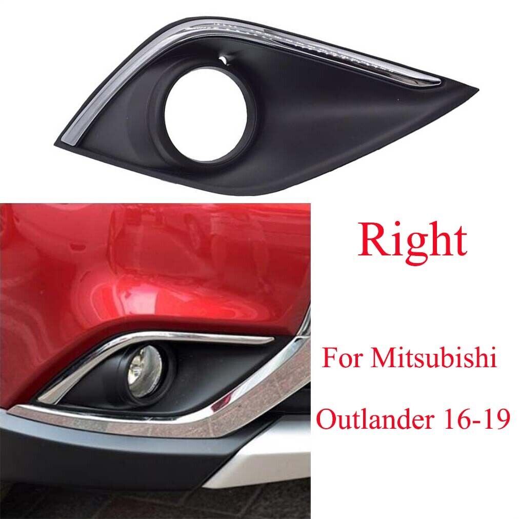 Fits for Mitsubishi Outlander 2016-2019 Right Side Front Bumper Fog Lamp Cover