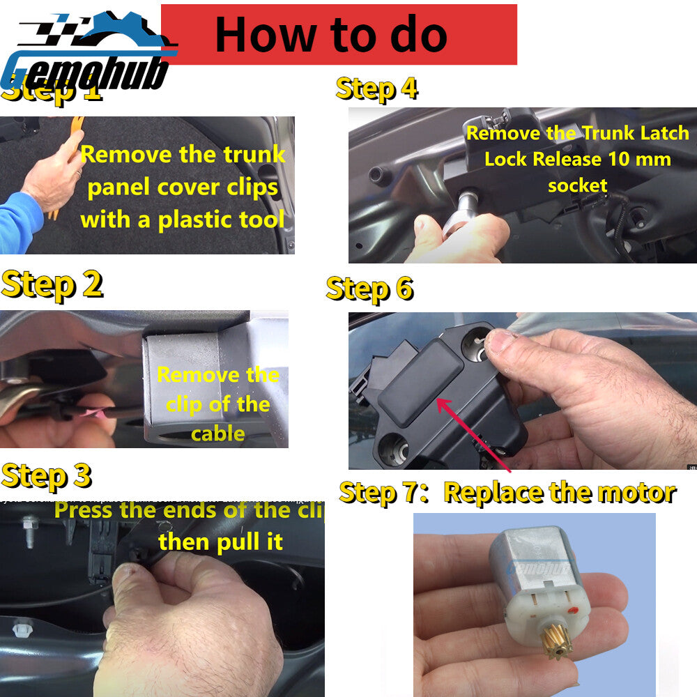 Electric Trunk Lock Latch Motor for Audi 12-2016 A6 Avant C7 08-2016 A6 allroad