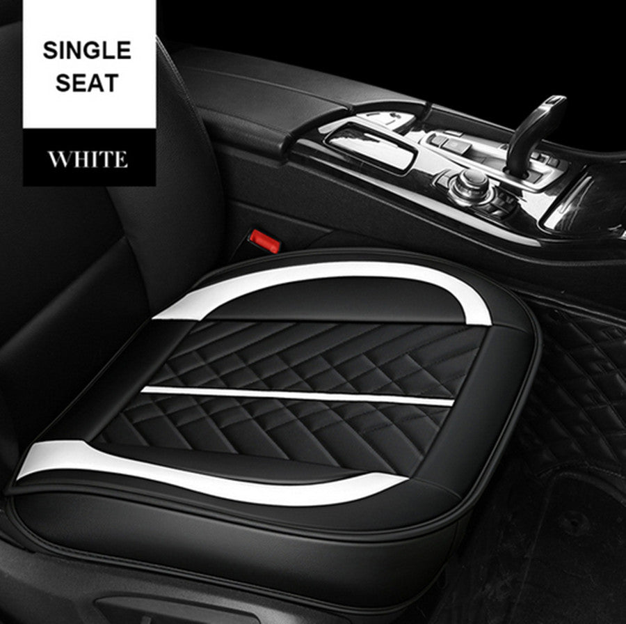 Car Front for Seat Cover Full Surround PU Leather Mat Breathable Pad Chair Cushion