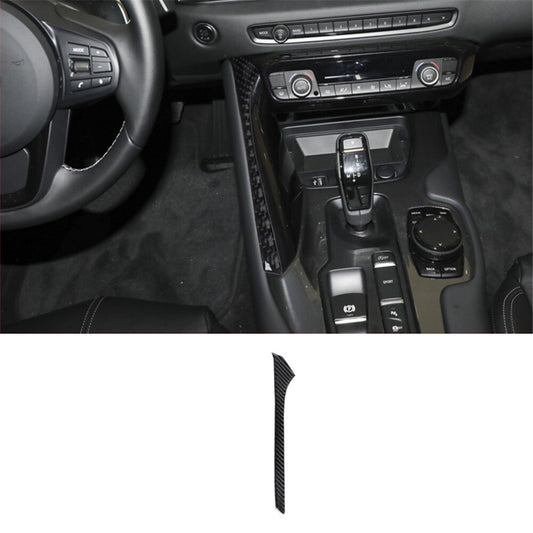 Red Carbon Fiber Shifter Knob Cover Trim for Land Rover Discovery Sport 2015-19 v