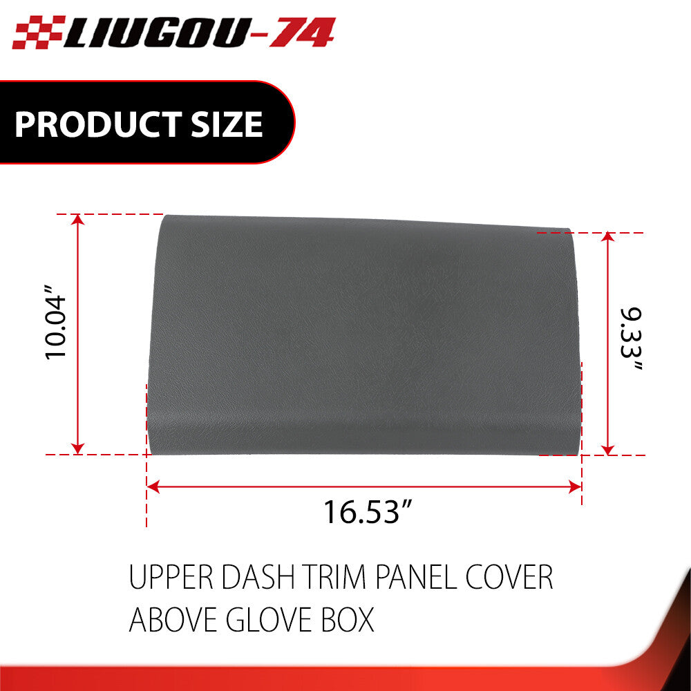 Right dashboard decorative panel cover above glove box gray suitable for 04-08 for F150 - v