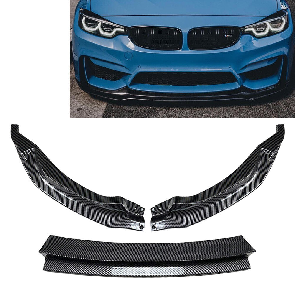 for BMW F80 M3 F82 F83 M4 2015-2020 Front Bumper Lower Spoiler Splitter Lip Q