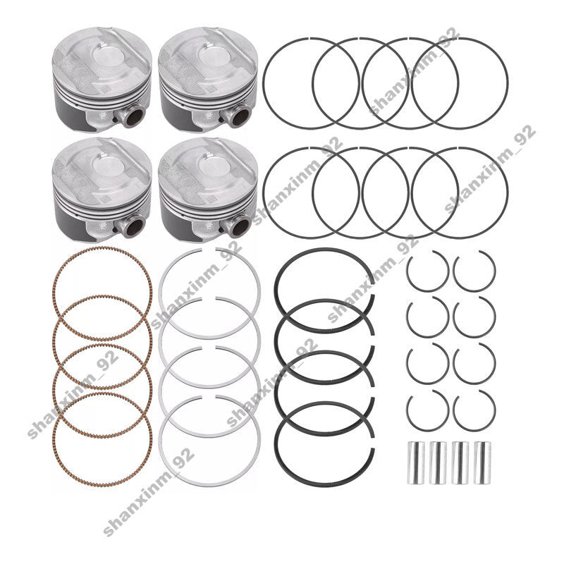 Engine 4x Pistons  Rings Kit for Buick GL8 for ES for Cadillac ATS XT5 for Chevrolet 2.0T