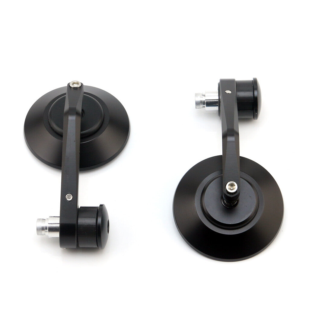 7/8 Round Bar End Rear Mirrors Cafe Racer Side View Mirrors Motorbike Scooters