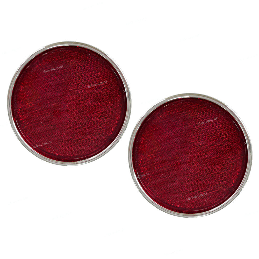 2pcs Fit for Toyota 1958-73 for Land Cruiser FJ25 FJ40 FJ55 Reflector Lense Rear Q