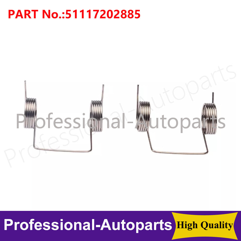Two front bumper headlight lever springs suitable for 11-12 for BMW 750i/750Li 4.4L models.